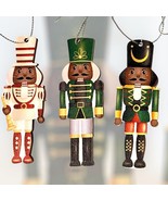 Vintage-Inspired Black Nutcracker Ornaments - 6 Pieces - $7.87