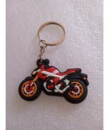 Motorcycle Rocket Vinyl Red/Pink Keychain Key Accessories Novelty New - $275.85 MXN