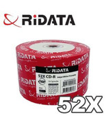 RiDATA 52X CD-R White Inkjet Printable Blank Media - 50 Spindle - £21.99 GBP