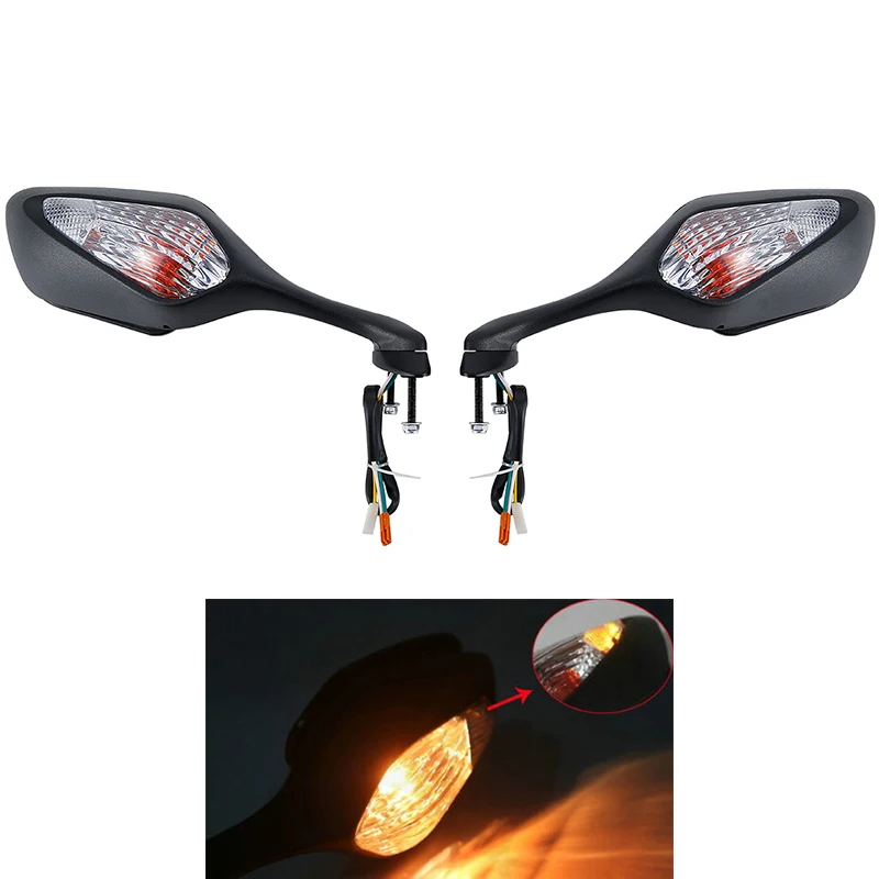 Motorcycle Turn Signal Light W/ Rear View side Mirrors   CBR1000RR 2008-2013 201 - $342.83