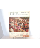 VTG SEPT 1950 ETUDE MUSIC MAGAZINE THEODORE PRESSER CO PA ADS MUSIC - $5.38 CAD