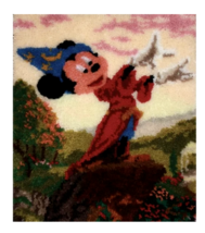 Disney Fantasia Latch Hook Rug Kit, Mickey Dreams Collection, 27&quot; X 20&quot; - £31.32 GBP