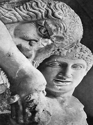 5216.Greek statues.two men arguing.POSTER.Decoration.Graphic Art