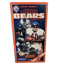 GREATEST MOMENTS IN CHICAGO BEARS HISTORY VHS NFL 1994 75 YEARS WALTER P... - $5.35