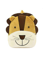 Anykidz 3D Brown Lion Kids School Backpack Cute Cartoon Animal Style Chi... - €35,42 EUR