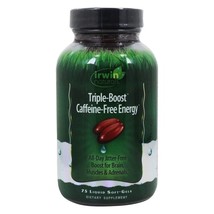 Irwin Naturals Triple-Boost Caffeine-Free Energy, 75 Softgels - £20.50 GBP