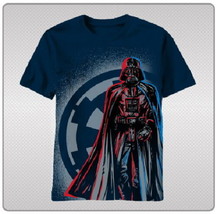 Star Wars Darth Vader Figure Walking Sith Navy Blue T-Shirt, NEW UNWORN - £13.70 GBP