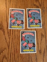 3- 1987 Topps Garbage Pail Kids GPK Series 7  #282a Screwey Dewey NM/MT  Gem MT - £10.35 GBP
