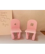 Barbie Happy Family 1st Birthday Party--- 2 Pink Chairs - $8.00