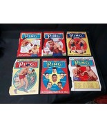 1930s Art Deco The Ring Boxing Magazine Covers Only Lot Of 6 Louis Bradd... - $33.75 CAD