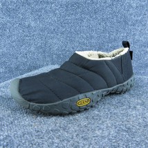 KEEN Youth Girls Shearling Style Shoes Black Fabric Slip On Size 5 Medium - £19.84 GBP