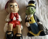 Pinocchio and Jiminy Cricket Statue Walt Disney Production 90&#39;s Vintage ... - £35.04 GBP