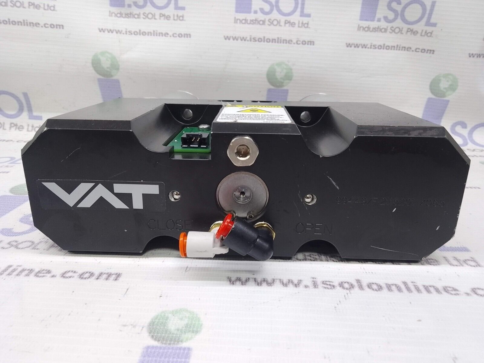 VAT VALVE 243354/2431 Pneumatic Vacuum Valve Actuator 99449/F-2115201/065 - $3,174.70