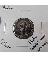 HOBO Yoda Star Wars Made From A REAL WWII Silver War Nickel SIGNED - €12,91 EUR