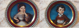 Pickard Sanchez Miniatures, &quot;Carmen&quot; and &quot;Felipe&quot;, numbered plates, 6&quot; orig - £98.69 GBP