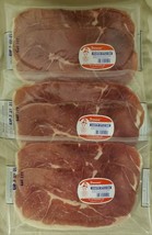 3pk Boneless Country Style Ham 12 oz Vacuum Sealed Dennis Center End Sli... - £15.17 GBP