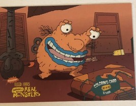 Aaahh Real Monsters Trading Card 1995  # Coloring Card - £1.55 GBP