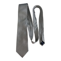Paul Fredrick 100% Silk Men’s Necktie – Black &amp; White Houndstooth - $413.18 MXN