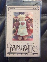 Country Threads Allie Cat Doll Pattern - Cute Vintage Country Cat Patter... - £8.92 GBP