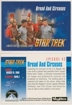 RARE 1993 Star Trek TOS SkyBox VHS Trading Card #43 ~ Bread &amp; Circuses / Spock - $14.84