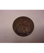 1914 English One Penny UK Large Cent 1c Great Britain! - $318.37 MXN
