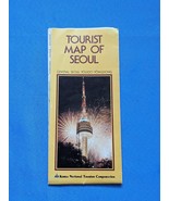 Tourist Map Seoul Central Youido Yongdong Subway Palaces Hotels Attracti... - £7.78 GBP
