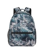 shark school backpack back pack  bookbags shark mouth schoolbag for boys... - £21.23 GBP