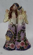 BLUE SKY CLAYWORKS "LEAN ON ME" ANGELS  SISTERS HEATHER GOLDMINC 2005 BS07 - $34.95