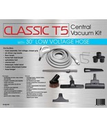 CENTRAL VAC KIT-TITAN T5,CLASSIC,30FT LOW VOLTAGE W/DELUXE TOOL KIT - $233.58 CAD