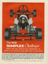 Simplex Challenger Go-Kart 125 ad   | 24X18 inch POSTER | wall art - £20.05 GBP