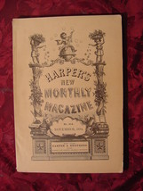 Harper&#39;s November 1884 Columbia College Joseph Hooker Hatton E. P. Roe - £11.44 GBP