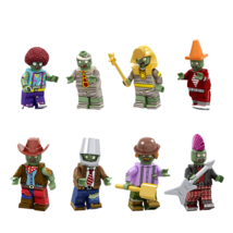 8pcs Plants Sweater Iron Bucket Repairman Cowboy Athlete Zombie Building... - $430.99 MXN