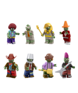 8pcs Plants Sweater Iron Bucket Repairman Cowboy Athlete Zombie Building... - $422.44 MXN