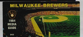BASEBALL:  1984 MILWAUKEE BREWERS  Baseball MLB Media GUIDE EX+++  - £6.82 GBP