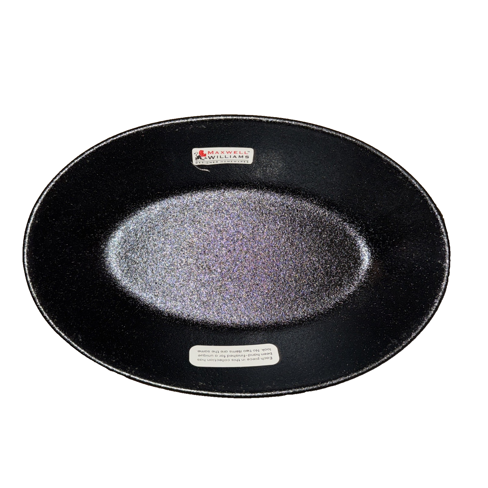 Maxwell &amp; Williams Caviar Black Oval Bowl 20cm - $3.57