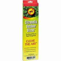 Neem Aura Naturals Outdoor Citronella Sticks - 10 count - £7.91 GBP