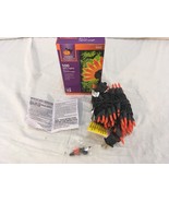 Home Accents Halloween 100 Mini Lights 20 Feet 7&quot; Lighted Length Black W... - $223.01 MXN