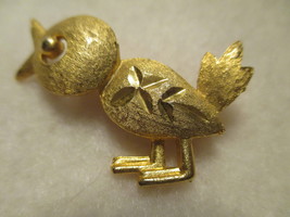 Tweeting Baby Bird Brooch by Mamselle Vintage - $10.00