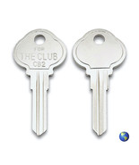 CB2 Key Blanks for Various Steering Wheel Locks by The Club (2 Keys) - £6.99 GBP
