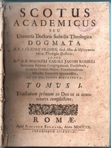 1720 Scotus Academicus Claude Frassen Dogmatic Theology Carol Iacob Romilli V... - £239.21 GBP