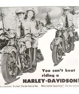 1948 Harley Davidson Motorcycle Advertisement Automobilia Vintage Bikes ... - €25,73 EUR