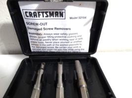 Craftsman Screw Out 52154 3 piece screw extractor - £7.78 GBP