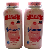 (2 pk) Johnson's Johnsons Blossoms Baby Powder 200g Talc Sealed Internat... - $54.99
