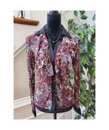 Manooch Women&#39;s Multicolor Polyamide Collared Long Sleeve Button Down Sh... - $508.49 MXN