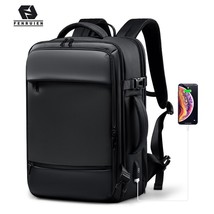 Fenruien Backpack Men 17.3 Inch Laptop BackpaExpandable USB Charging Large Capac - £100.09 GBP