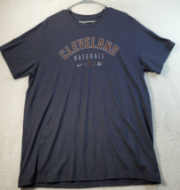 Cleveland Guardians Baseball Nike T Shirt Mens XL Black Short Sleeve Rou... - $16.69