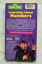 Vintage Sesame Street Learning About Numbers Vhs Video The Count 1986 - £11.85 GBP