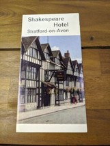 Shakespeare Hotel Stratford On Avon Brochure - £93.21 GBP