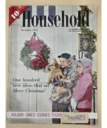 HOUSEHOLD - December 1956 - Holiday Cakes! Cookies! Pudding! - VTG Magazine - $14.56