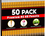 Pencils Bulk Pre-Sharpened Pencils 50 Pack #2 with Eraser Top, 2 HB Penc... - $17.71